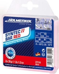 Holmenkol Syntec FF Bar Red 2x35g