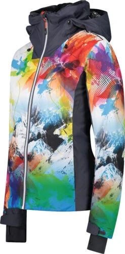 CMP Woman Jacket FIX Hood -Ski Ausrüstungs Laden 31W0236 27ZH C FOT ECO