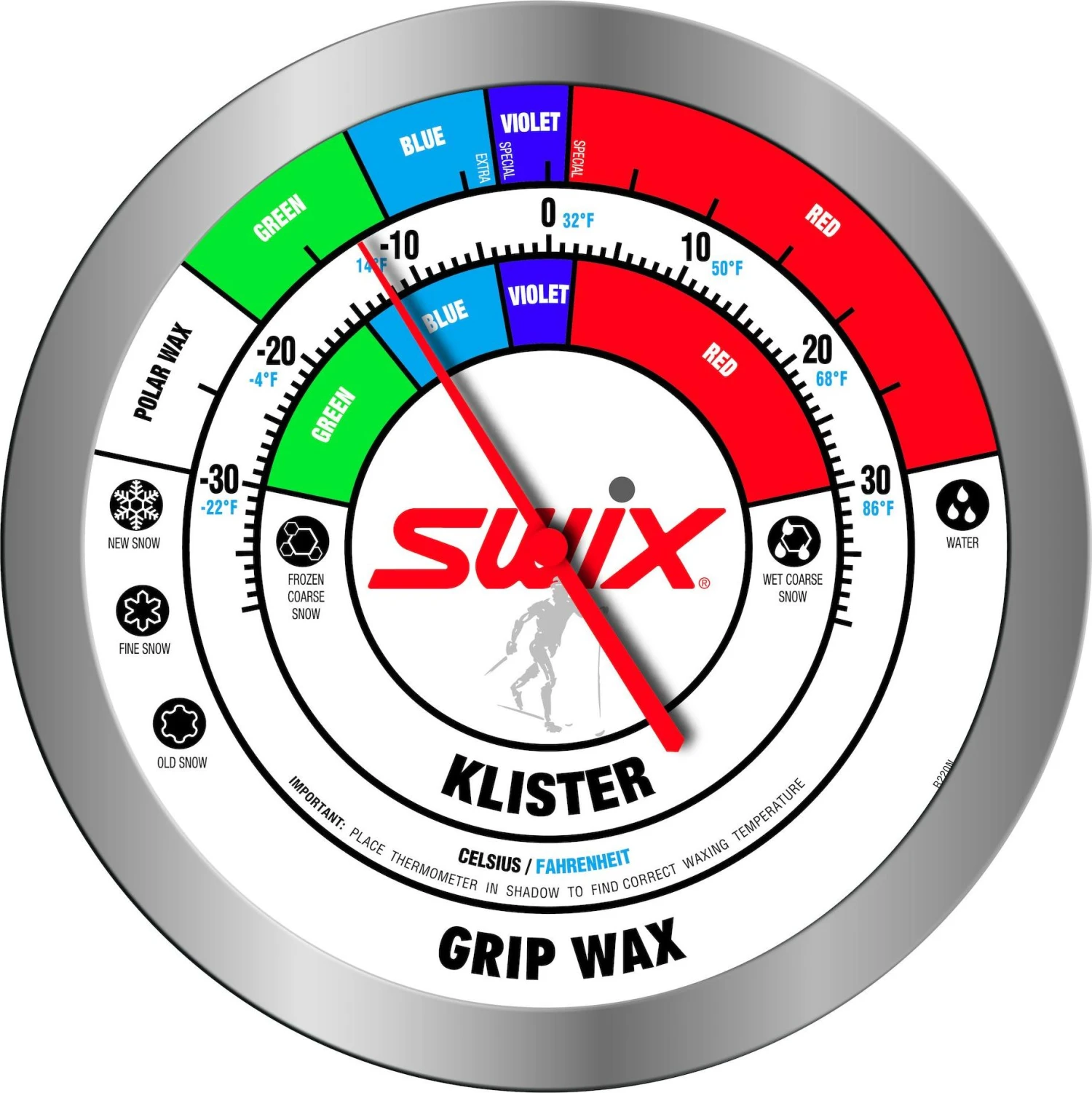 Swix R220 Swix Round Wall Thermometer 3 Swix R220 Swix Round Wall Thermometer