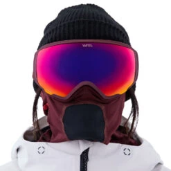 Anon WM1 MFI With Spare Snowboardbrille Mulberry/Prcv Sunny Red + Prcv Burst Damen -Ski Ausrüstungs Laden anon wm1 mfi spare 19176106600 02 gross