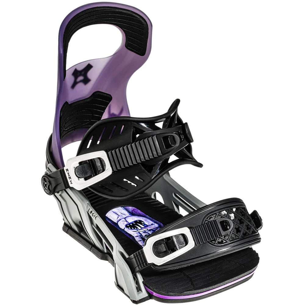 Bent Metal Logic Snowboard-Bindung Purple Herren 3 Bent Metal Logic Snowboard-Bindung Purple Herren