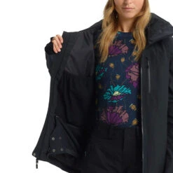 Burton [ak] Gore-Tex Embark Schneejacke True Black Damen -Ski Ausrüstungs Laden burton ak gore tex embark jacket 10010106001 02 gross