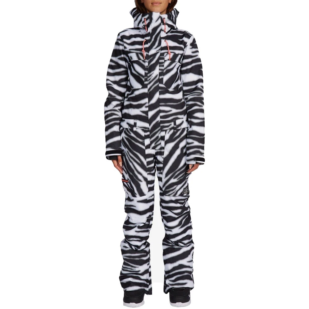 DC Vanguard Jumpsuit Schneeanzug Zebra White Damen 3 DC Vanguard Jumpsuit Schneeanzug Zebra White Damen