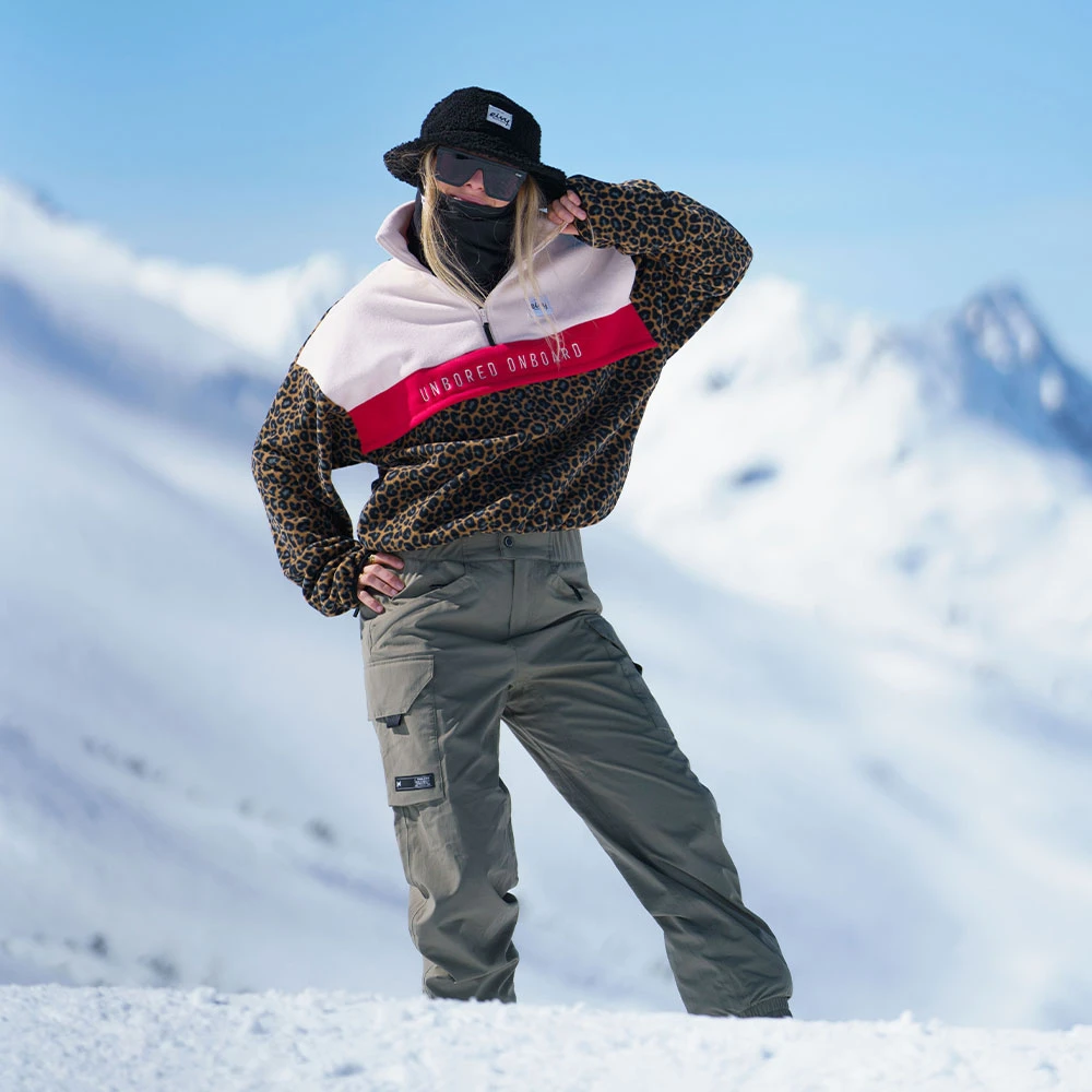 Eivy Ball Fleece Mid Layer Offwhite & Leopard Damen 9 Eivy Ball Fleece Mid Layer Offwhite & Leopard Damen – Bild 7