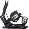 Flow Micron Youth Snowboardbindung Kinder -Ski Ausrüstungs Laden flow micron youth black 2022 gross