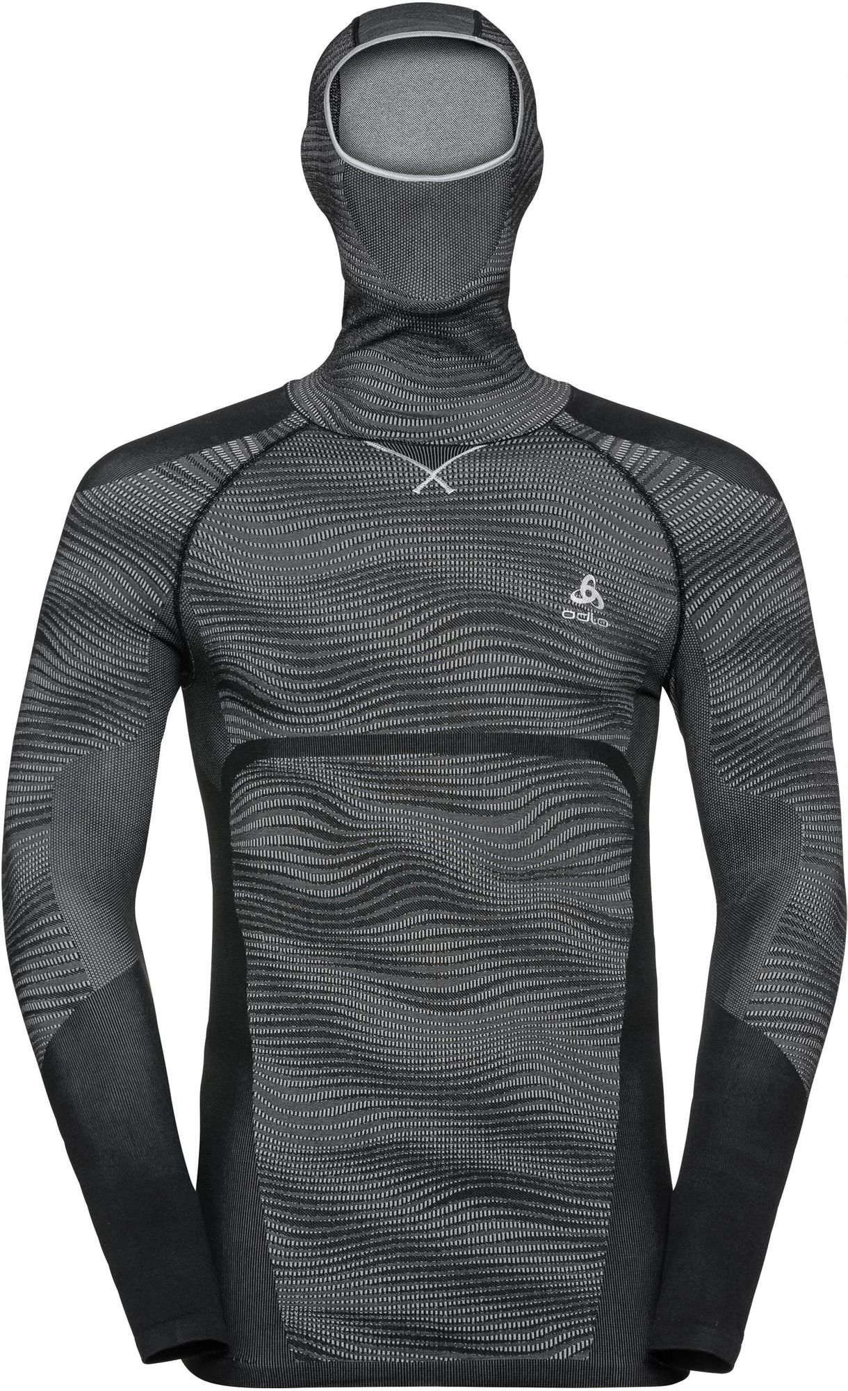 Odlo Herren Blackcomb Funktionsunterwäsche Langarm-shirt Mit Gesichtsmaske 4 Odlo Herren Blackcomb Funktionsunterwäsche Langarm-shirt Mit Gesichtsmaske – Bild 2
