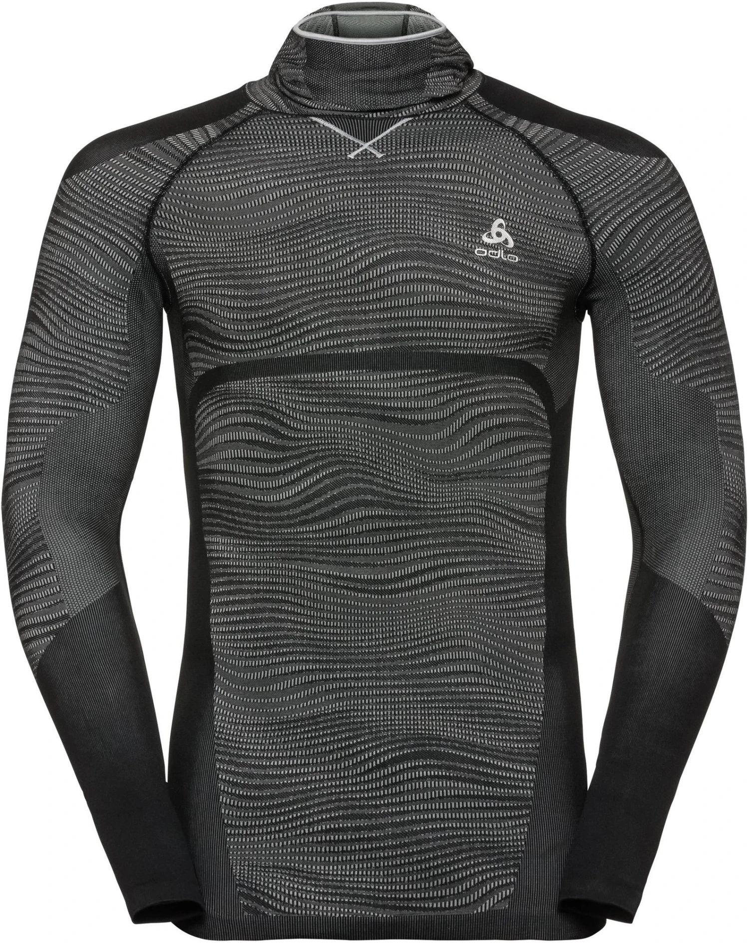 Odlo Herren Blackcomb Funktionsunterwäsche Langarm-shirt Mit Gesichtsmaske 3 Odlo Herren Blackcomb Funktionsunterwäsche Langarm-shirt Mit Gesichtsmaske