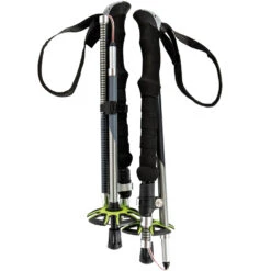 Nitro Alu Poles Teleskopstöcke Black Grey Green Damen, Herren -Ski Ausrüstungs Laden nitro split poles 1211832000 01 gross