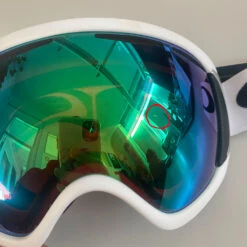 Oakley Canopy Fundgrube Skibrille Matte White/Prizm Jade Iridium Damen, Herren -Ski Ausrüstungs Laden oakley canopy fundgrube oo7047 65 01 gross