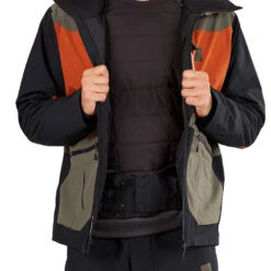 Picture Naikoon Skijacke Dark Army Green Herren -Ski Ausrüstungs Laden picture naikoon jacket mvt391 darkarmygreen 05 gross