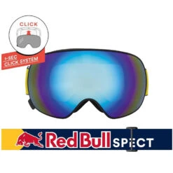 Red Bull SPECT Eyewear Magnetron Snowboard-Goggle Black/Blue Snow-Smoke + Cloudy Snoe Damen, Herren -Ski Ausrüstungs Laden red bull spect eyewear magnetron 011 01 gross