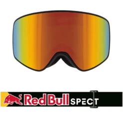 Red Bull SPECT Eyewear Rush Snowboardbrille Black/Red Snow Orange Damen, Herren -Ski Ausrüstungs Laden red bull spect eyewear rush 013 01 gross