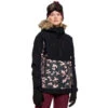 Roxy Shelter Skijacke True Black Poppy Damen -Ski Ausrüstungs Laden roxy shelter erjtj03214 kvj3 true black poppy gross0t2bCGLyUf67y