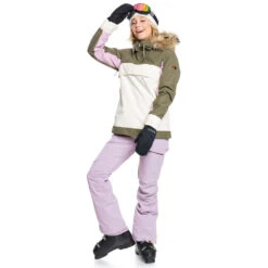 Roxy Shelter Skijacke Burnt Olive Damen -Ski Ausrüstungs Laden roxy shelter jacket erjtj03327 gpz0 05 gross