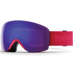 Smith Skyline Skibrille Pink/ChromaPop Everyday Violet Mirror Damen, Herren