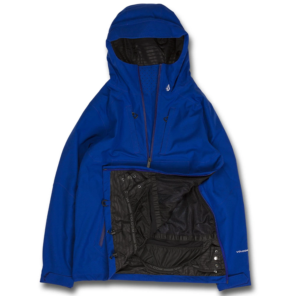 Volcom Brighton Pullover Snowboardjacke Bright Blue Herren 4 Volcom Brighton Pullover Snowboardjacke Bright Blue Herren – Bild 2