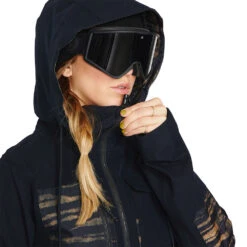 Volcom Romy Schneeanzug Black Damen -Ski Ausrüstungs Laden volcom romy snow suit h0652206 blk 03 gross
